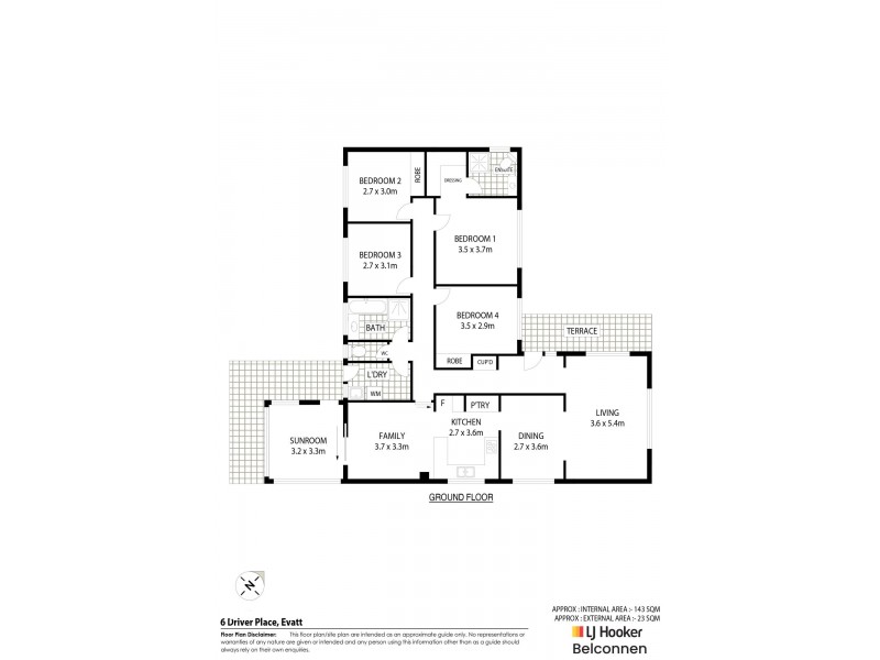 6 Driver Place, Evatt ACT 2617 Floorplan