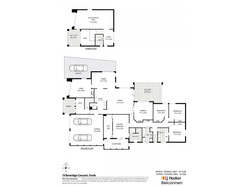 19 Beveridge Crescent, Forde ACT 2914 Floorplan