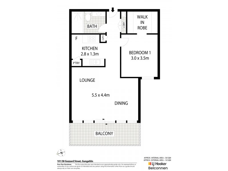 101/38 Gozzard Street, Gungahlin ACT 2912 Floorplan