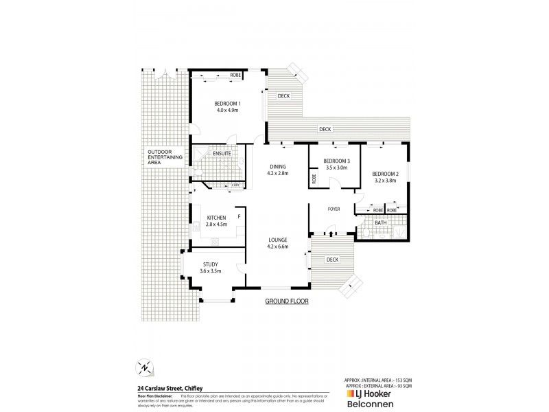24 Carslaw Street, Chifley ACT 2606 Floorplan