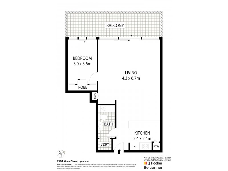 297/1 Mouat Street, Lyneham ACT 2602 Floorplan