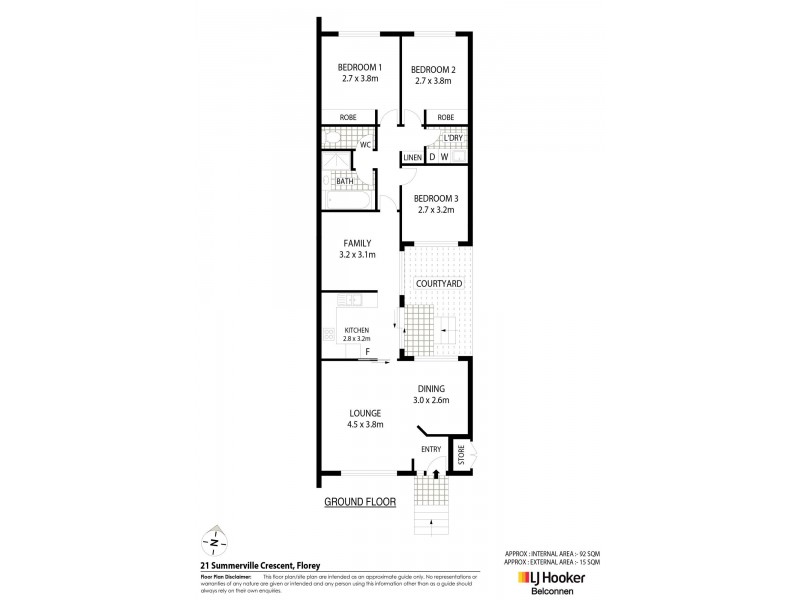 21 Summerville Crescent, Florey ACT 2615 Floorplan