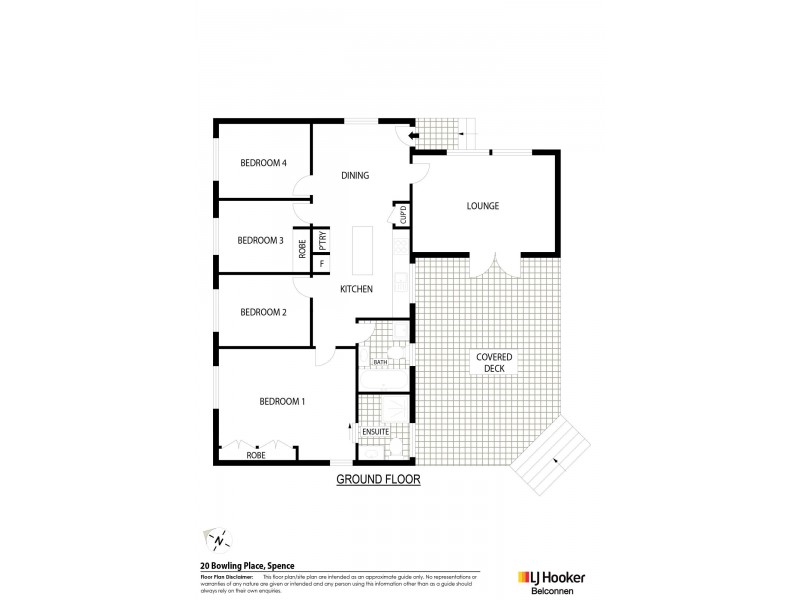 20 Bowling Place, Spence ACT 2615 Floorplan