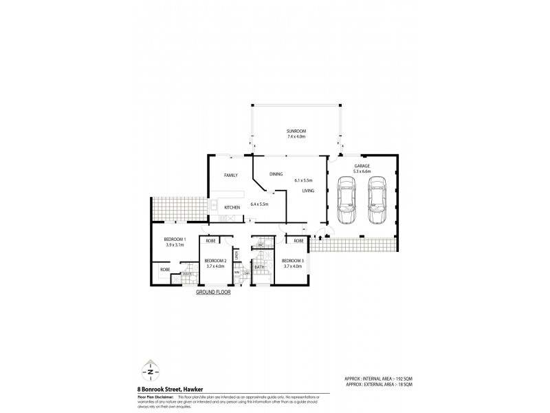 8 Bonrook Street, Hawker ACT 2614 Floorplan