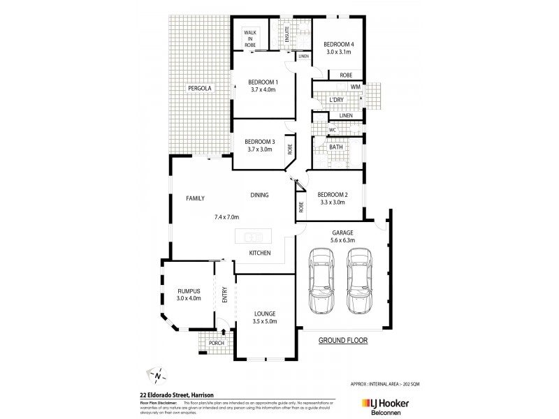 22 Eldorado Street, Harrison ACT 2914 Floorplan