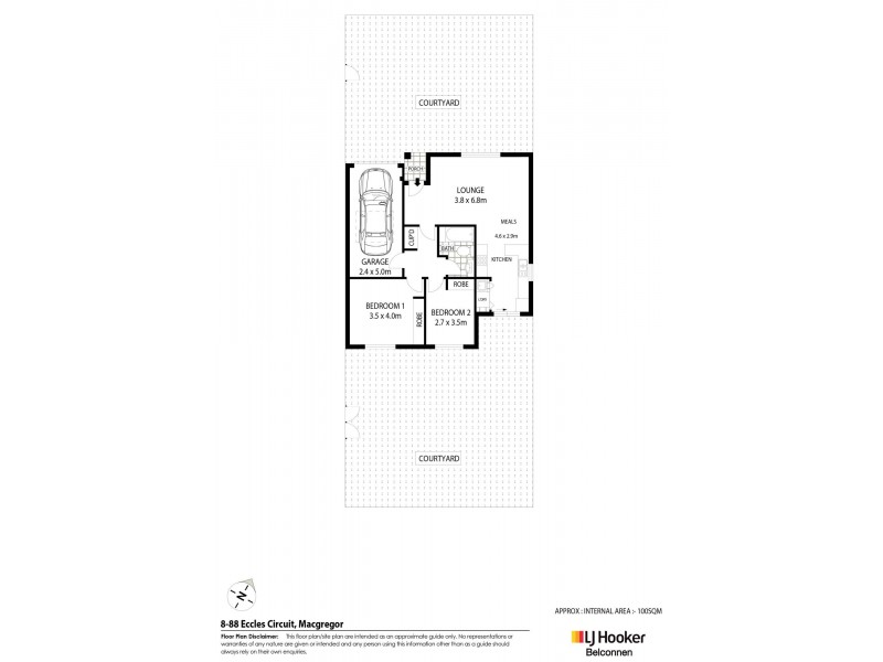8/88 Eccles Circuit, Macgregor ACT 2615 Floorplan