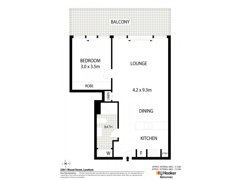 258/1 Mouat Street, Lyneham ACT 2602 Floorplan
