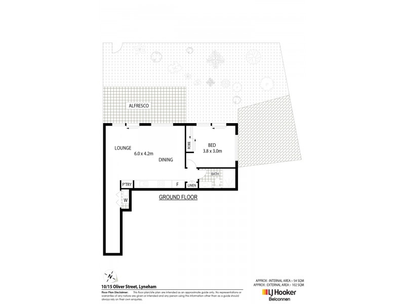 10/15 Oliver Street, Lyneham ACT 2602 Floorplan