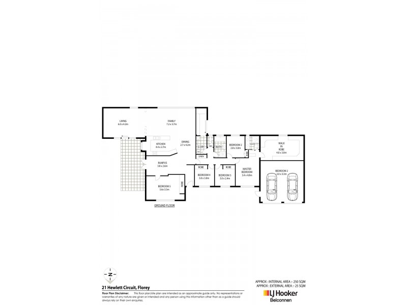 21 Hewlett Circuit, Florey ACT 2615 Floorplan