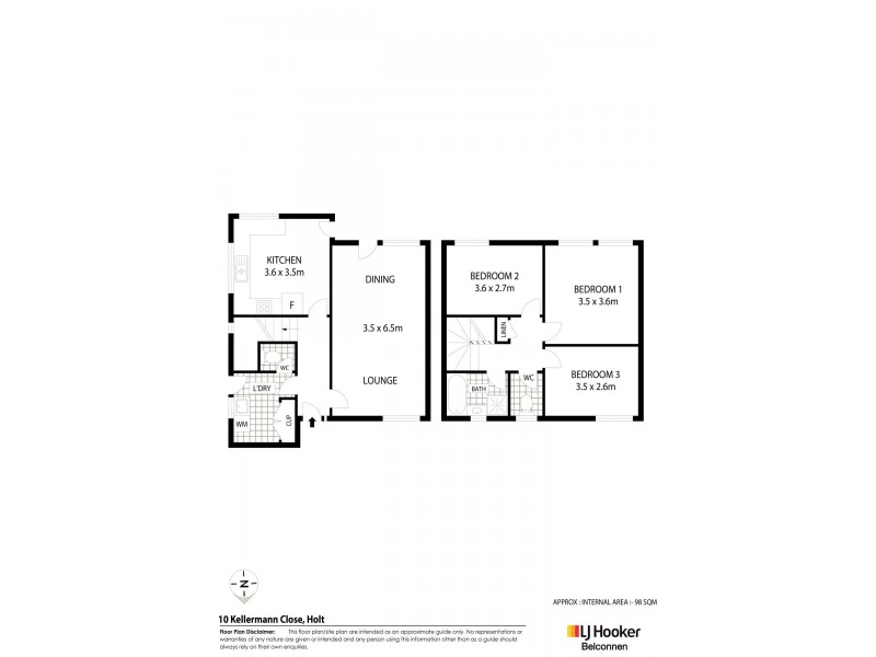 10 Kellermann Close, Holt ACT 2615 Floorplan