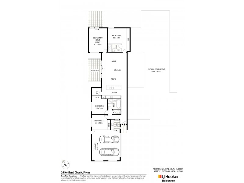 1/26 Hedland Circuit, Flynn ACT 2615 Floorplan