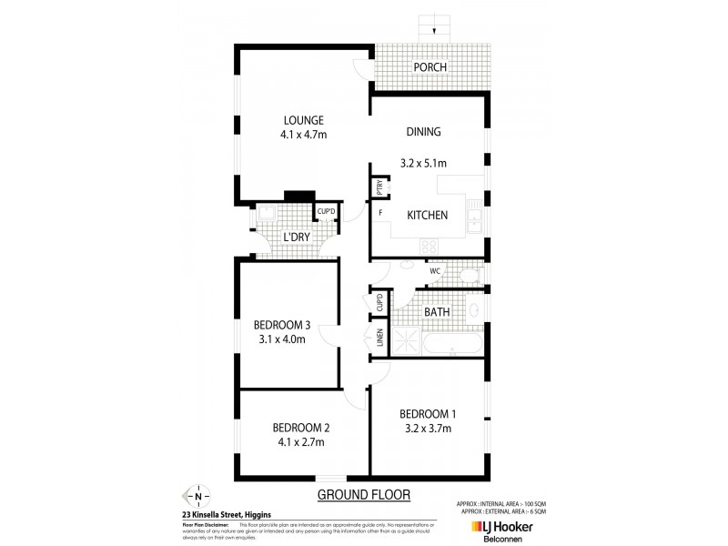 23 Kinsella Street, Higgins ACT 2615 Floorplan