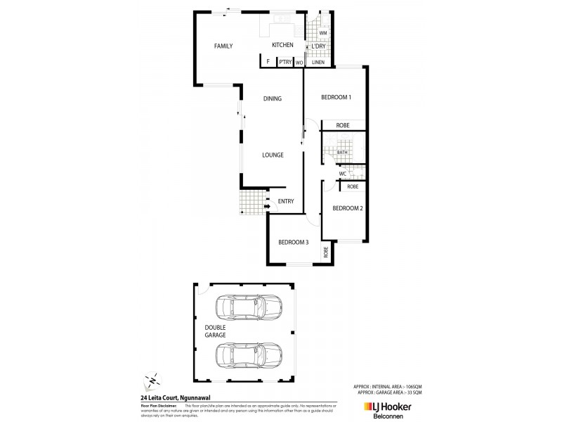 24 Leita Court, Ngunnawal ACT 2913 Floorplan