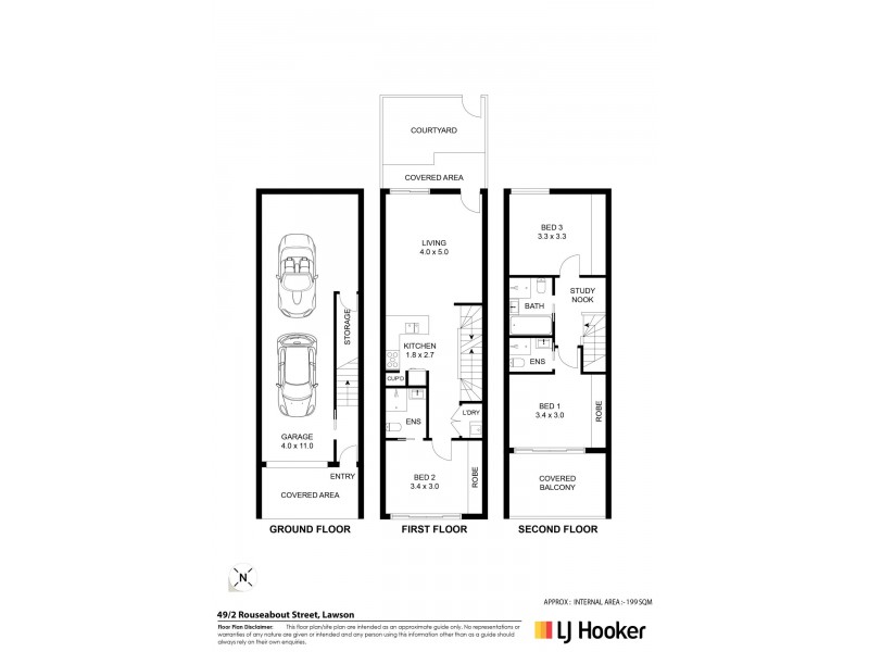 49/2 Rouseabout Street, Lawson ACT 2617 Floorplan