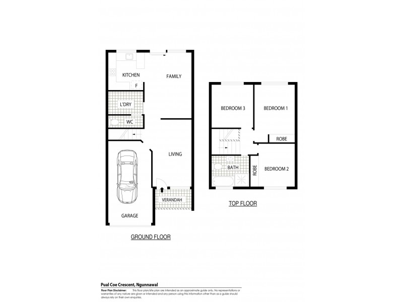 12/60 Paul Coe Crescent, Ngunnawal ACT 2913 Floorplan