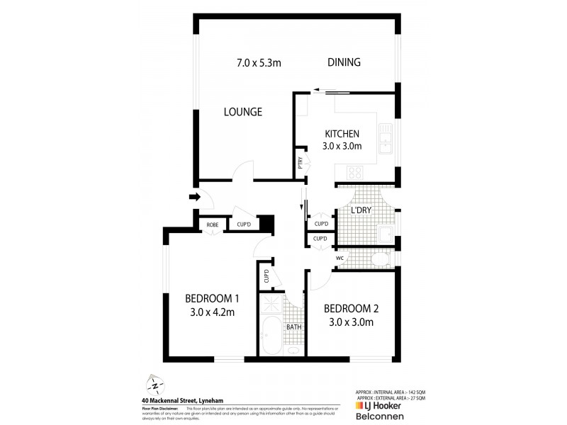 40 Mackennal Street, Lyneham ACT 2602 Floorplan