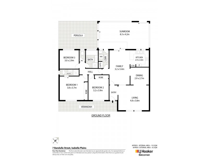 7 Bandulla Street, Isabella Plains ACT 2905 Floorplan