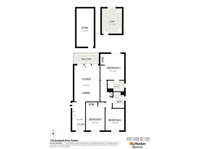 1/32 Springvale Drive, Hawker ACT 2614 Floorplan