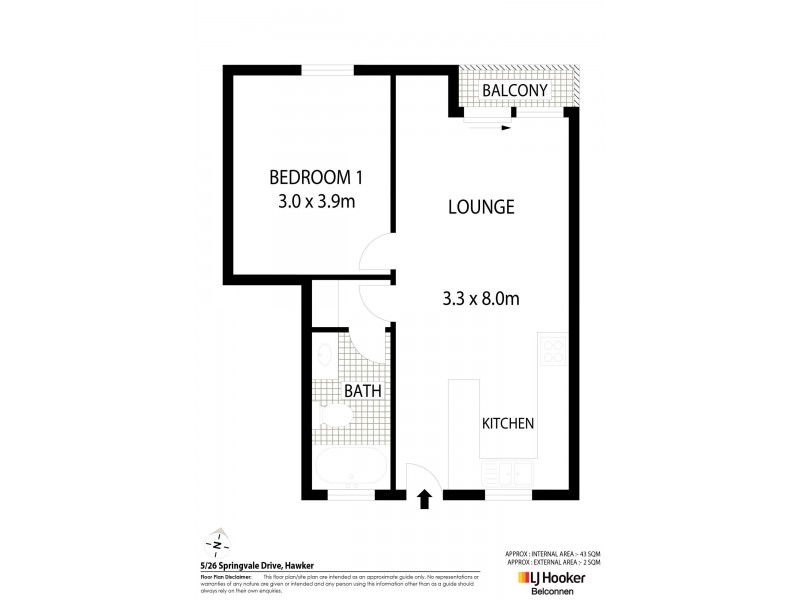 5/26 Springvale Drive, Hawker ACT 2614 Floorplan
