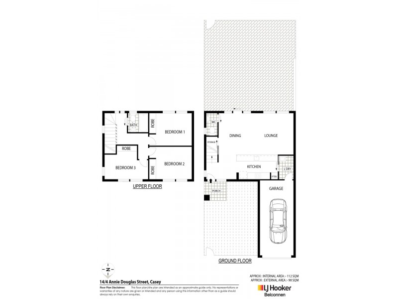 14/4 Annie Douglas Street, Casey ACT 2913 Floorplan