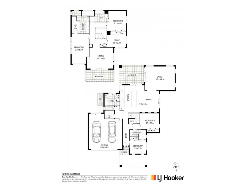 13 Zorzi Street, Forde ACT 2914 Floorplan