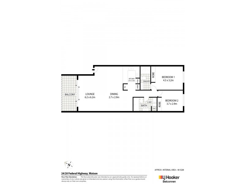 24/20 Federal Highway, Watson ACT 2602 Floorplan