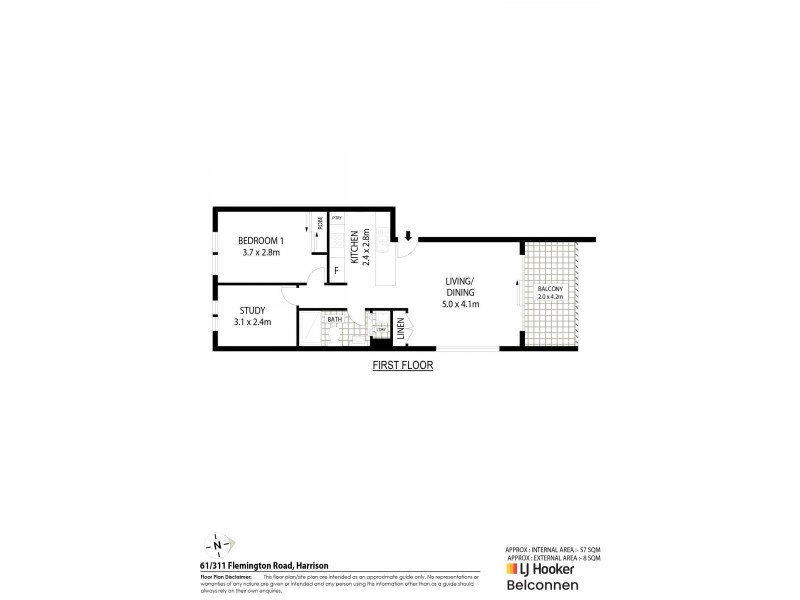 61/311 Flemington Road, Franklin ACT 2913 Floorplan