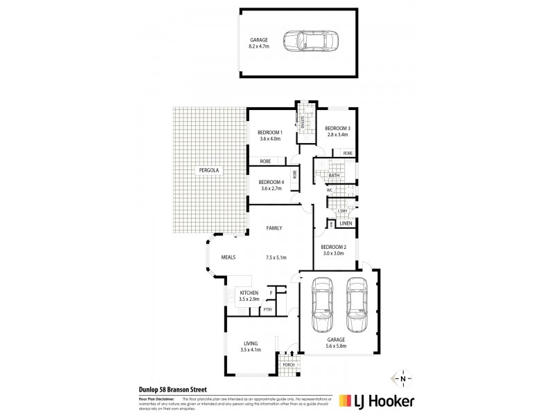58 Branson Street, Dunlop ACT 2615 Floorplan