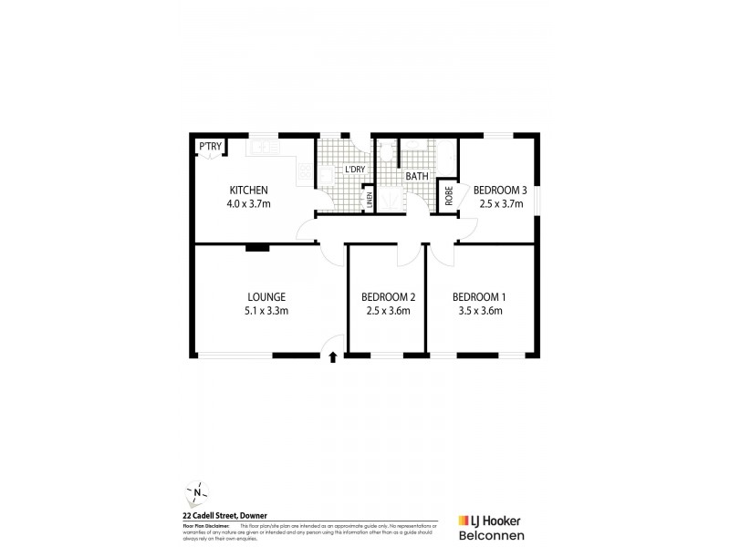 22 Cadell Street, Downer ACT 2602 Floorplan