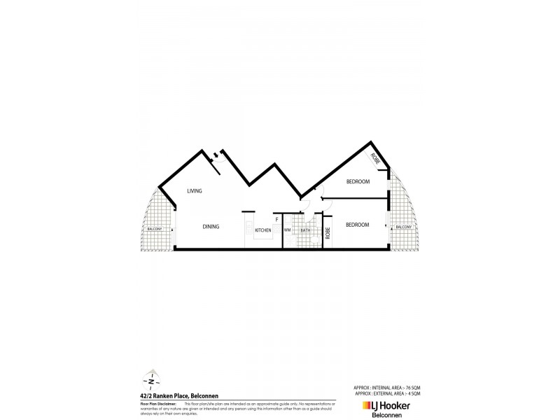 42/2 Ranken Place, Belconnen ACT 2617 Floorplan
