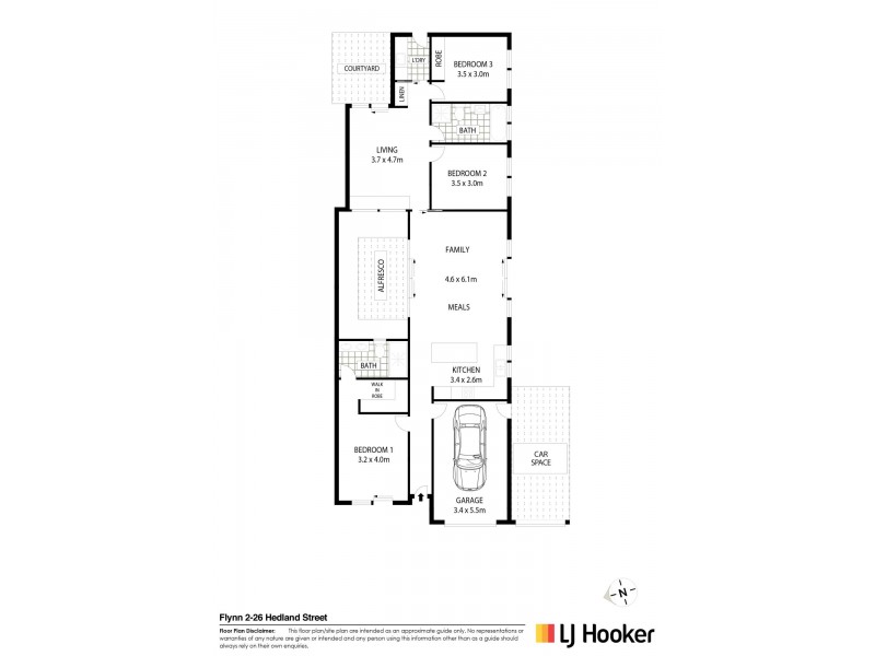 2/26 Hedland Circuit, Flynn ACT 2615 Floorplan