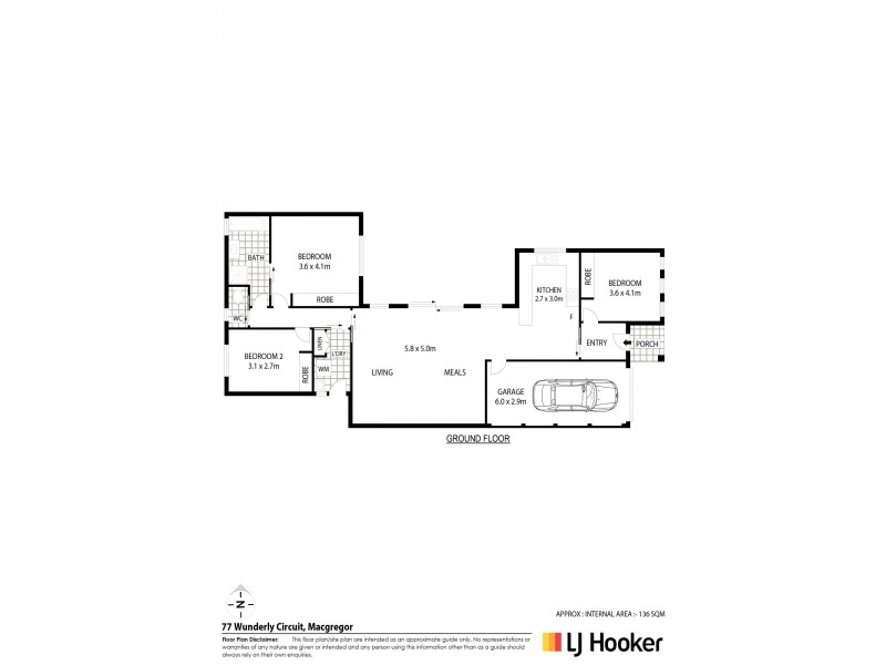 77 Wunderly Circuit, Macgregor ACT 2615 Floorplan