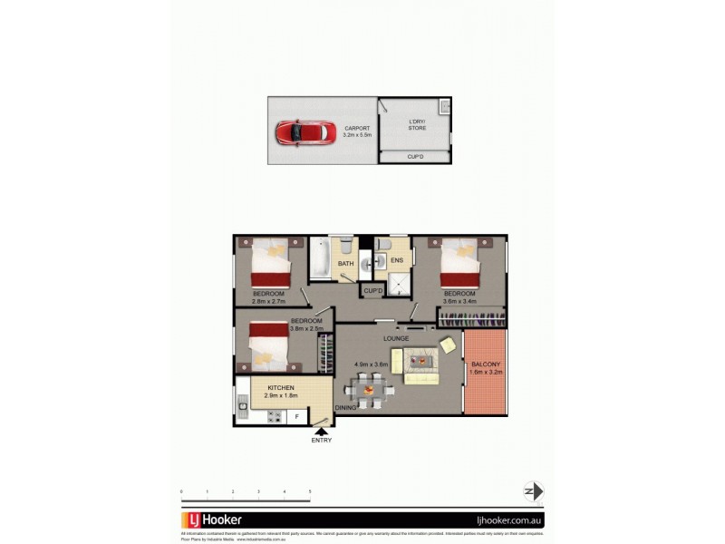 2/30 Springvale Drive, Hawker ACT 2614 Floorplan