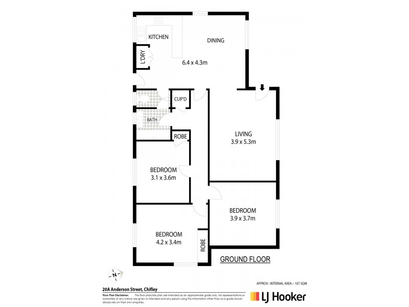 20A Anderson Street, Chifley ACT 2606 Floorplan