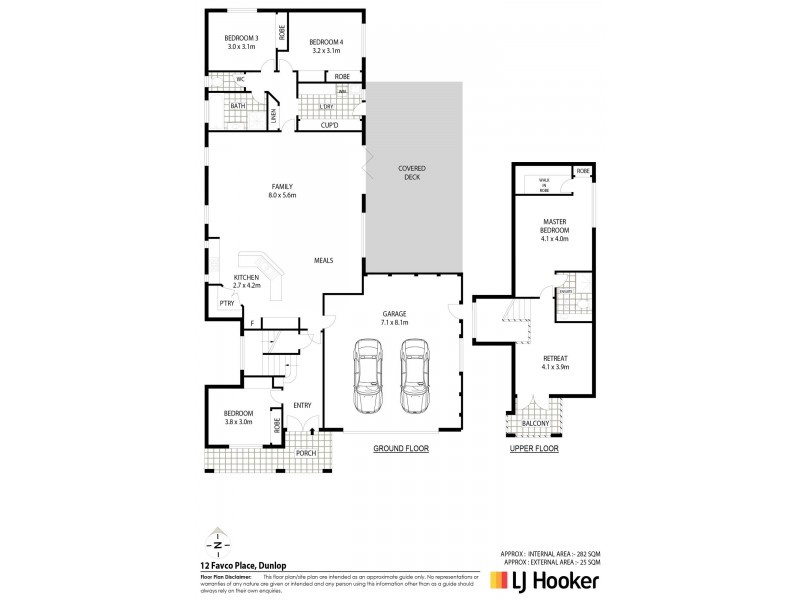 12 Favco Place, Dunlop ACT 2615 Floorplan