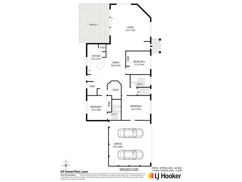 8/9 Tasman Place, Lyons ACT 2606 Floorplan