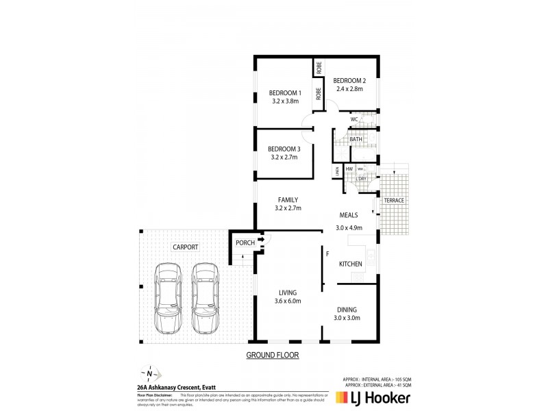 26A Ashkanasy Crescent, Evatt ACT 2617 Floorplan