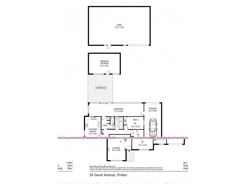 28 David Avenue, Findon SA 5023 Floorplan