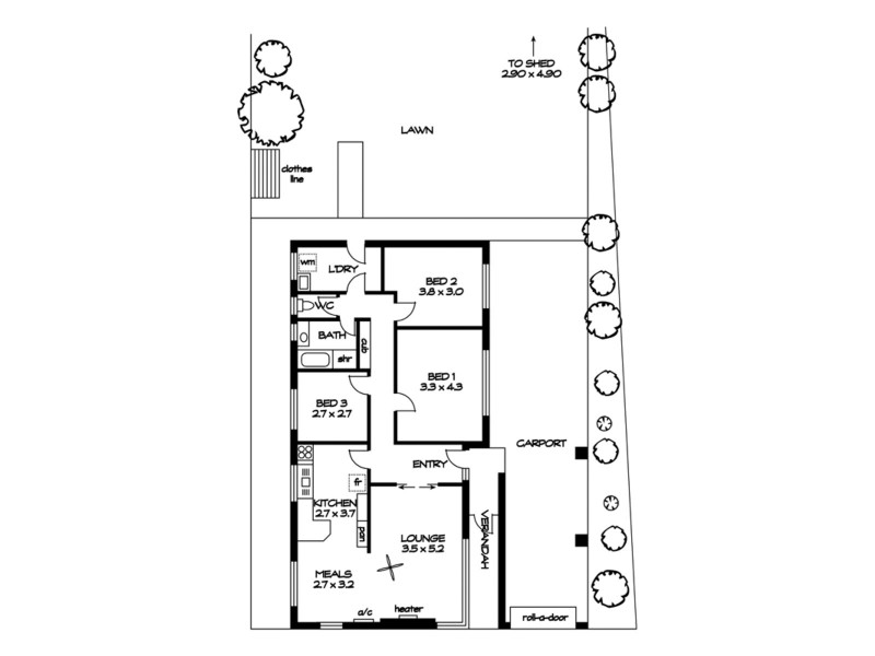 50 Mountbatten Terrace, Flinders Park SA 5025 Floorplan