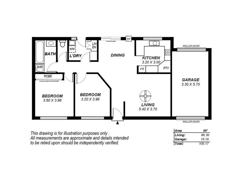 1/9 Munro Street, Glenelg North SA 5045 Floorplan