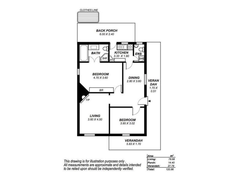 19 Whaddon Road, Brooklyn Park SA 5032 Floorplan