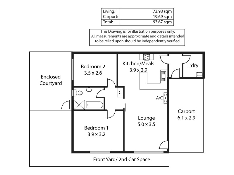 9/380 Henley Beach Road, Lockleys SA 5032 Floorplan