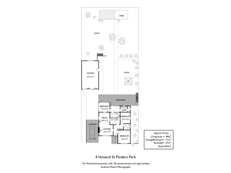4 Howard Street, Flinders Park SA 5025 Floorplan