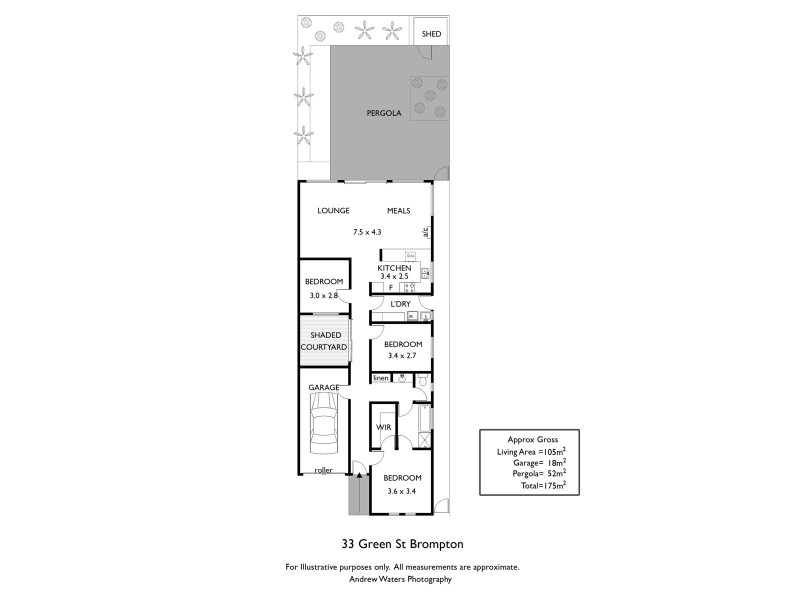 33 Green Street, Brompton SA 5007 Floorplan