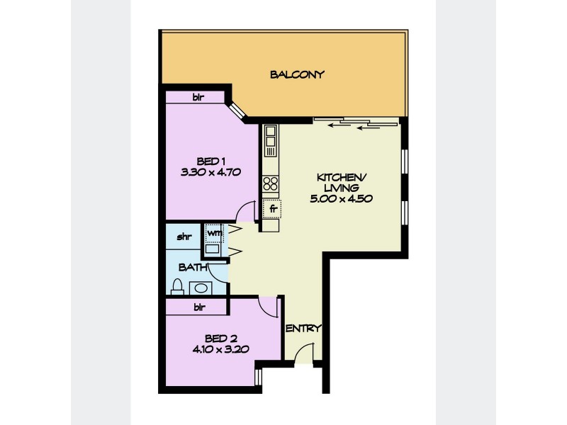 Apartment/105/189 Devonport Terrace, Prospect SA 5082 Floorplan