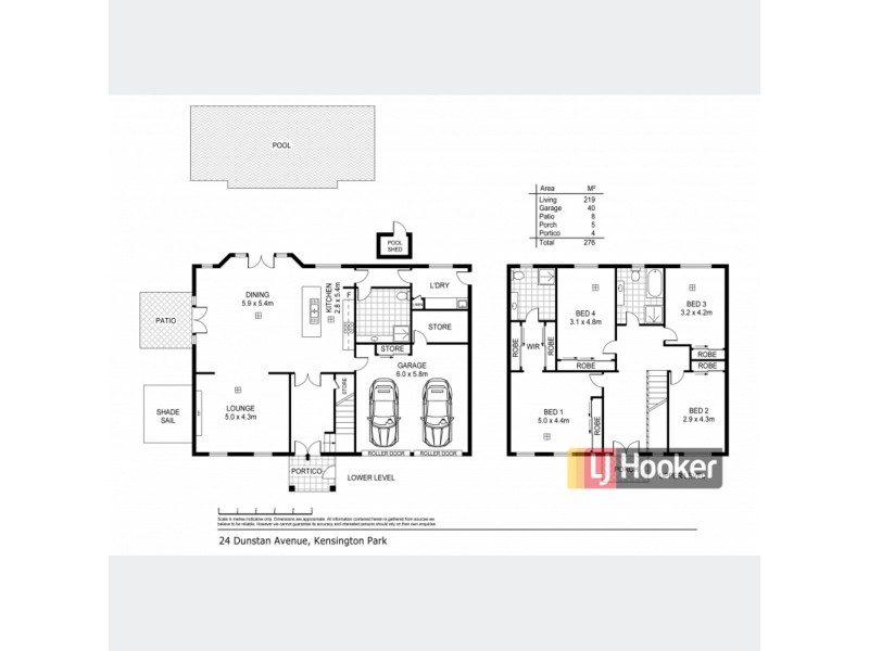 24 Dunstan Avenue, Kensington Park SA 5068 Floorplan