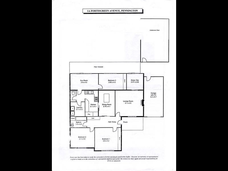 1A FORTISGREEN AVENUE, Pennington SA 5013