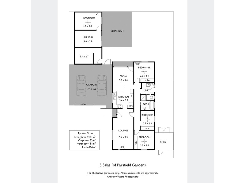 5 Salas Road, Parafield Gardens SA 5107 Floorplan