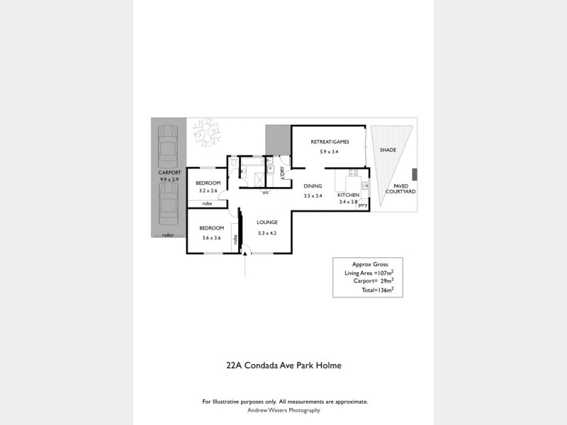 22A Condada Avenue, Park Holme SA 5043 Floorplan