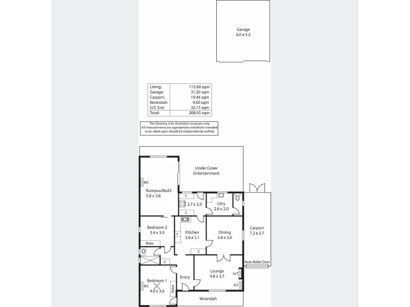 72 Barker Avenue, Flinders Park SA 5025 Floorplan